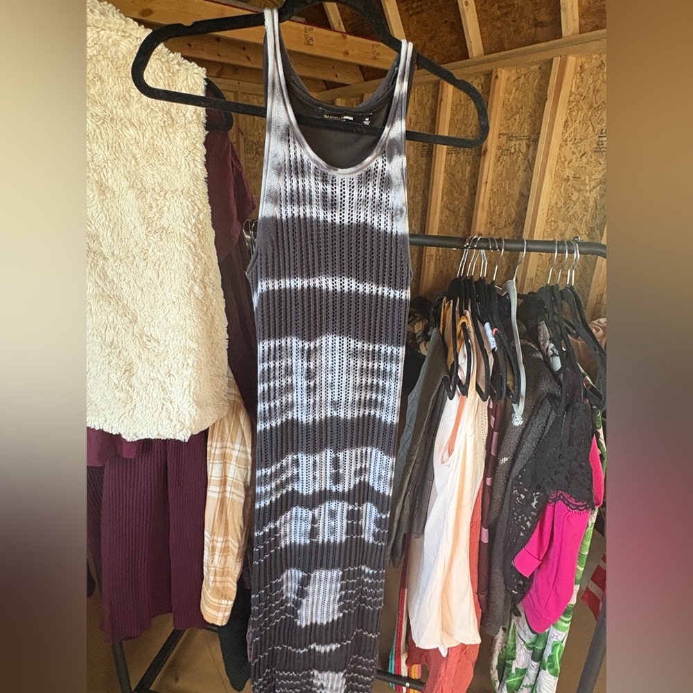Black and White Gabrielle Union Maxi Dress